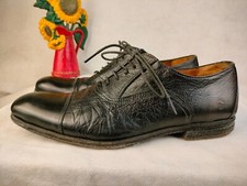 Neosens Herren Schwarz Ganzleder Schuhe Größe 44 UK 10