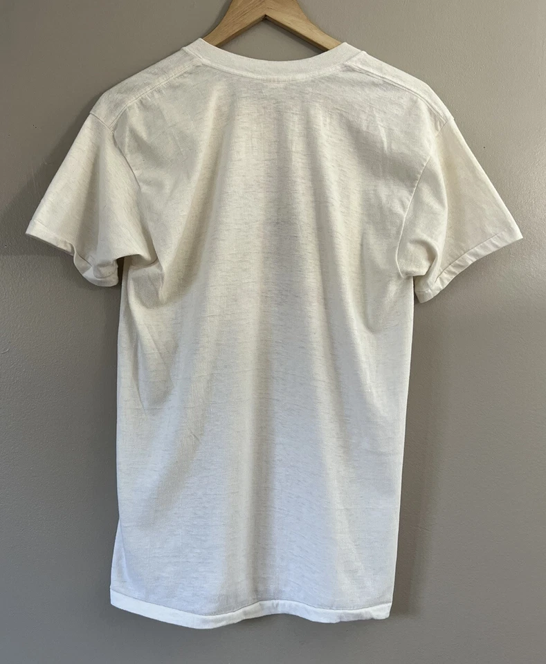 Vintage 80’s “American Hungarian And Proud Of It” T-Shirt Size Large Velva Sheen - Image 4 of 4