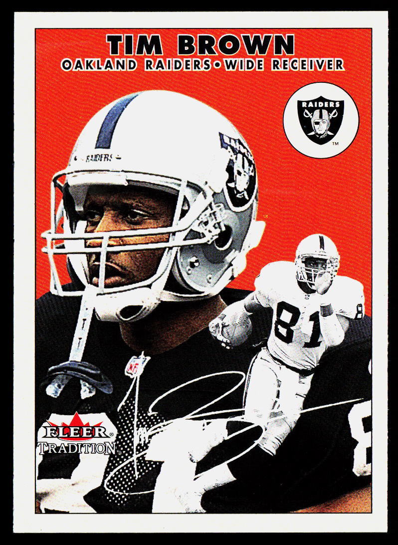 2000 Fleer Tradition #53 Tim Brown