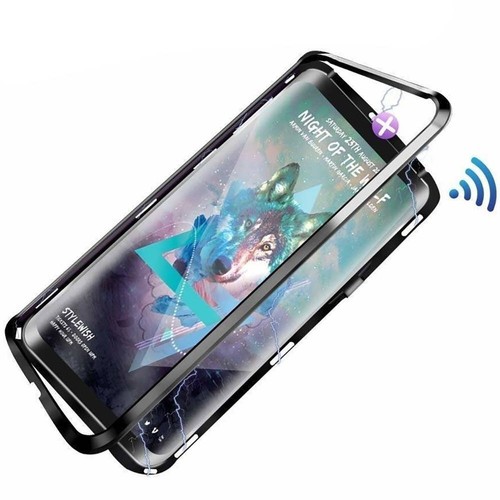 Funda metálica delgada con imán 360° con cristal protector funda protectora funda para móvil - Imagen 92 de 1.017