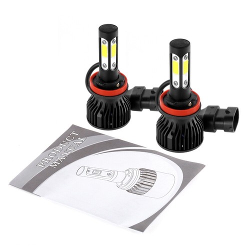 4 Sides H11 H8 H9 LED Headlights Hi/Low Beam 6500K Super Bright White 360000LM - Picture 11 of 12