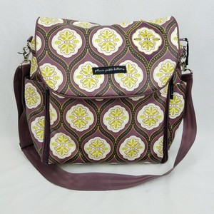 burgundy diaper backpack