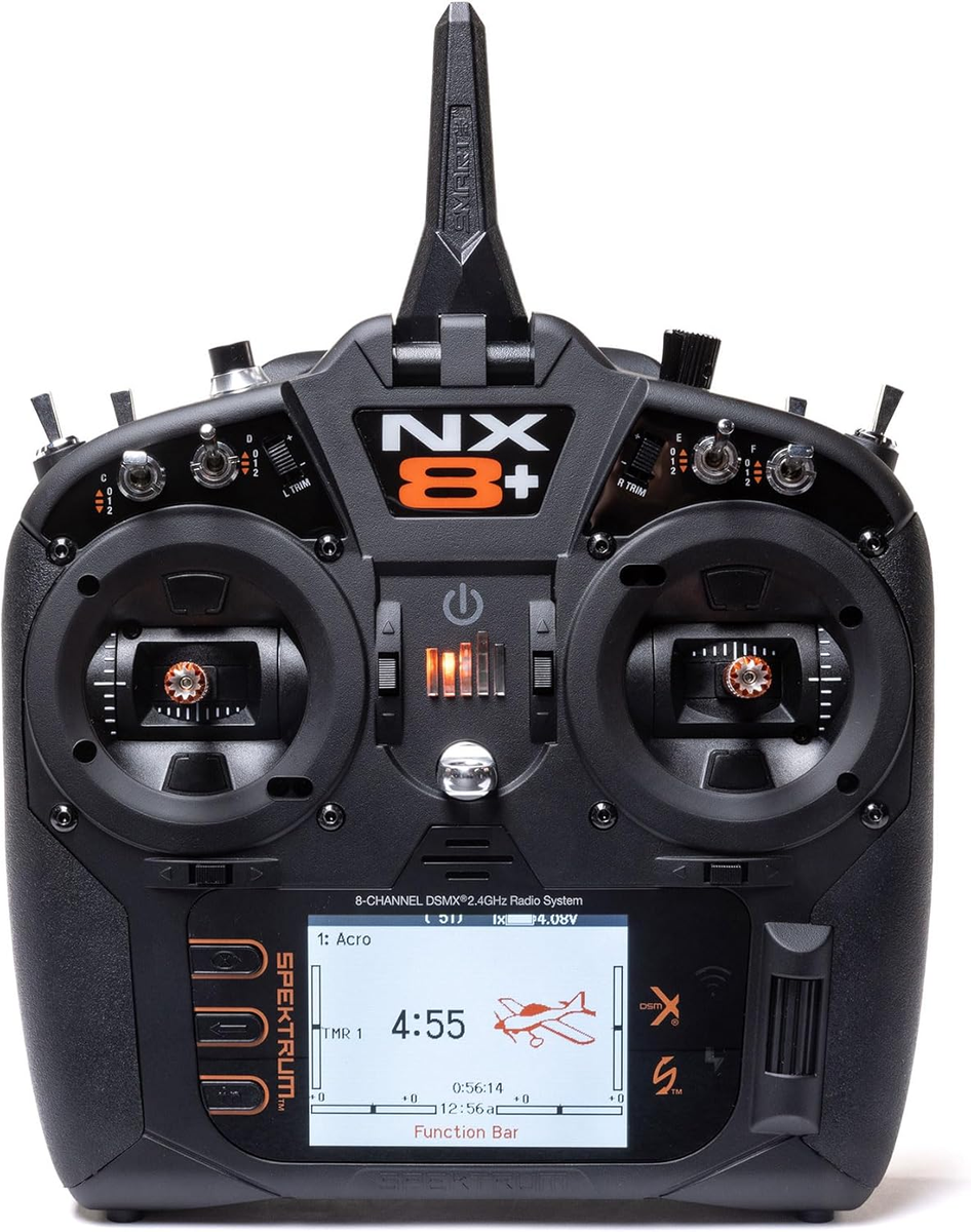 NX8+ 20-Channel DSMX Transmitter - SPMR8210 for Ultimate Control