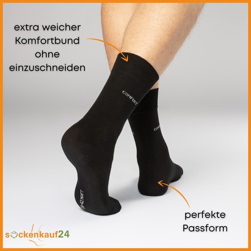 Calcetines diabéticos Comfort sin goma 5-10 pares algodón sin costuras hombre mujer - Imagen 17 de 47