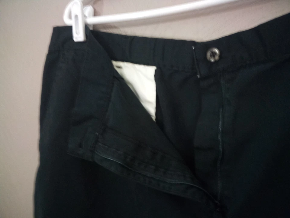 LL Bean Pantalones Cortos Mujer 24W Chino Lavado Bermudas Negro Ajuste Favorito Ropa de Senderismo Foto 4 de 4