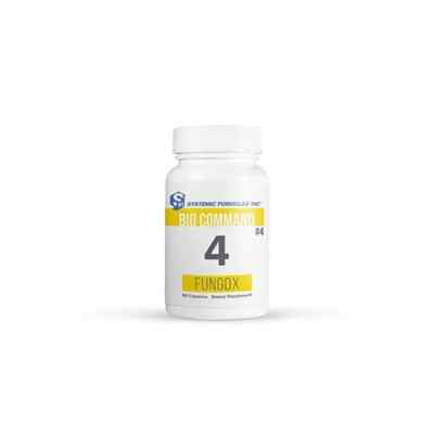 Systemic Formulas Bio Command #4 FungDX For Healthy Cellular Level, 60 Caps, New