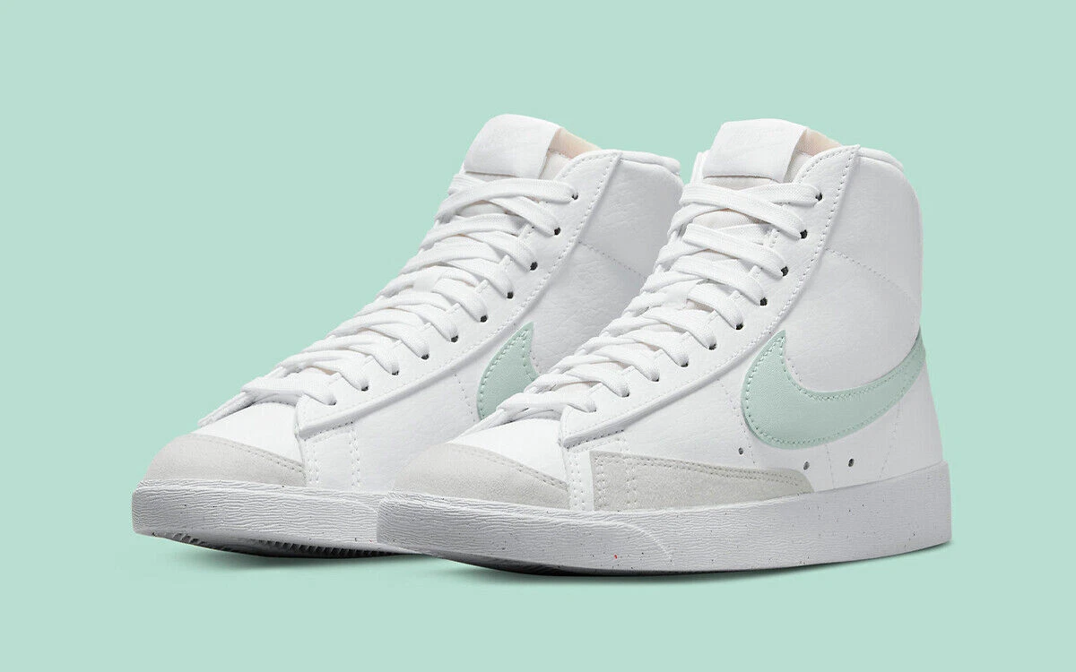 Nike Blazer Mid 77 Next Nature Size 12 Womens White Mint DQ4124 102