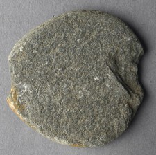 Old 500-7000yrs ALEUT Inuit Artifact Alaska NOTCHED STONE FISH WEIGHT SINKER 264