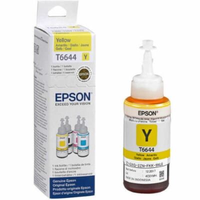 Epson T6644 EcoTank Ink Bottle T664 70ml Yellow Original for Epson EcoTank  UK 8715946541006 | eBay