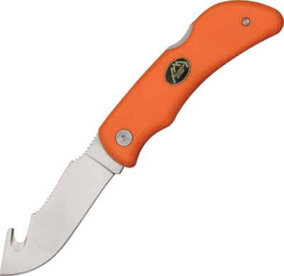 Outdoor Edge Grip Hook Knife GHB50 4 1/8'' closed lockback. 3 1/8'' AUS-8 stainles