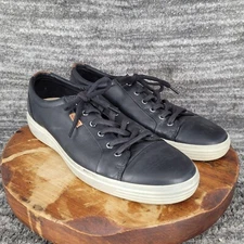 Ecco Black Soft 7 Lace-Up Sneaker Mens Black Size 47 US Size 12.5