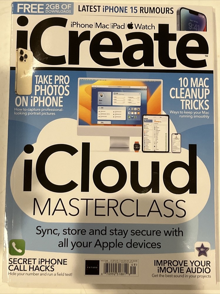 icreate Magazine iCloud Masterclass Issue 249 2023