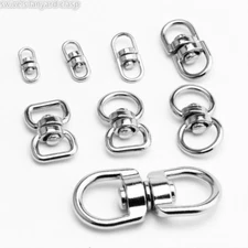 Swivels lanyard clasp 360 degree  Carabiner Swivel Connector Lot Of 1PCS-500PCS
