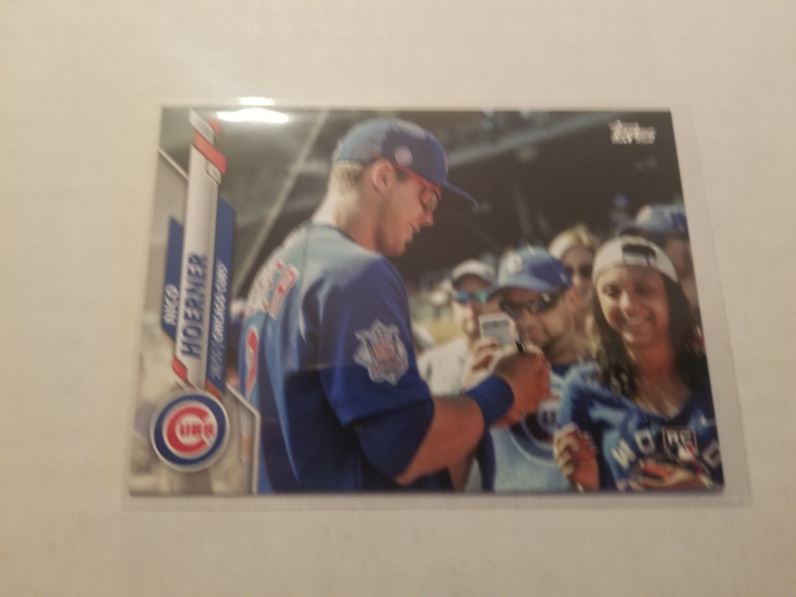 2020 Topps Update Nico Hoerner RC #U-251 SP Photo Variation Chicago Cubs
