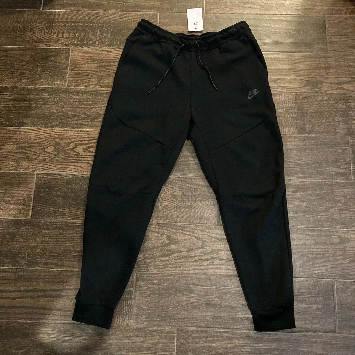 Nike Sportswear Tech Pack Knit Fleece Jogger Pants Sweatpants Black Sz L