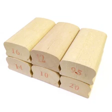 Guitar radius sanding block, 9.5"-20", radius fingerboard fret leveling tool