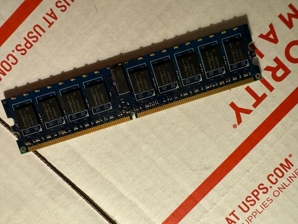 Nanya 1GB 1Rx4 PC2-3200R-333-12-H1 NT1GT72U4PA0BV-5A Memory RAM Stick For HP PC - Image 2 of 3