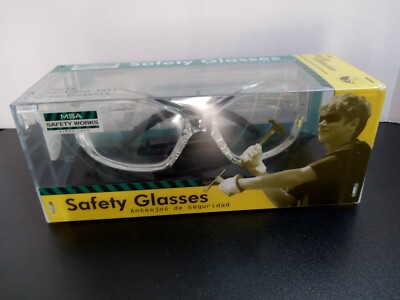 MSA Safety Glasses PRO 2 Clear Lens #10048405 SAFETY Shop Garage New in Box