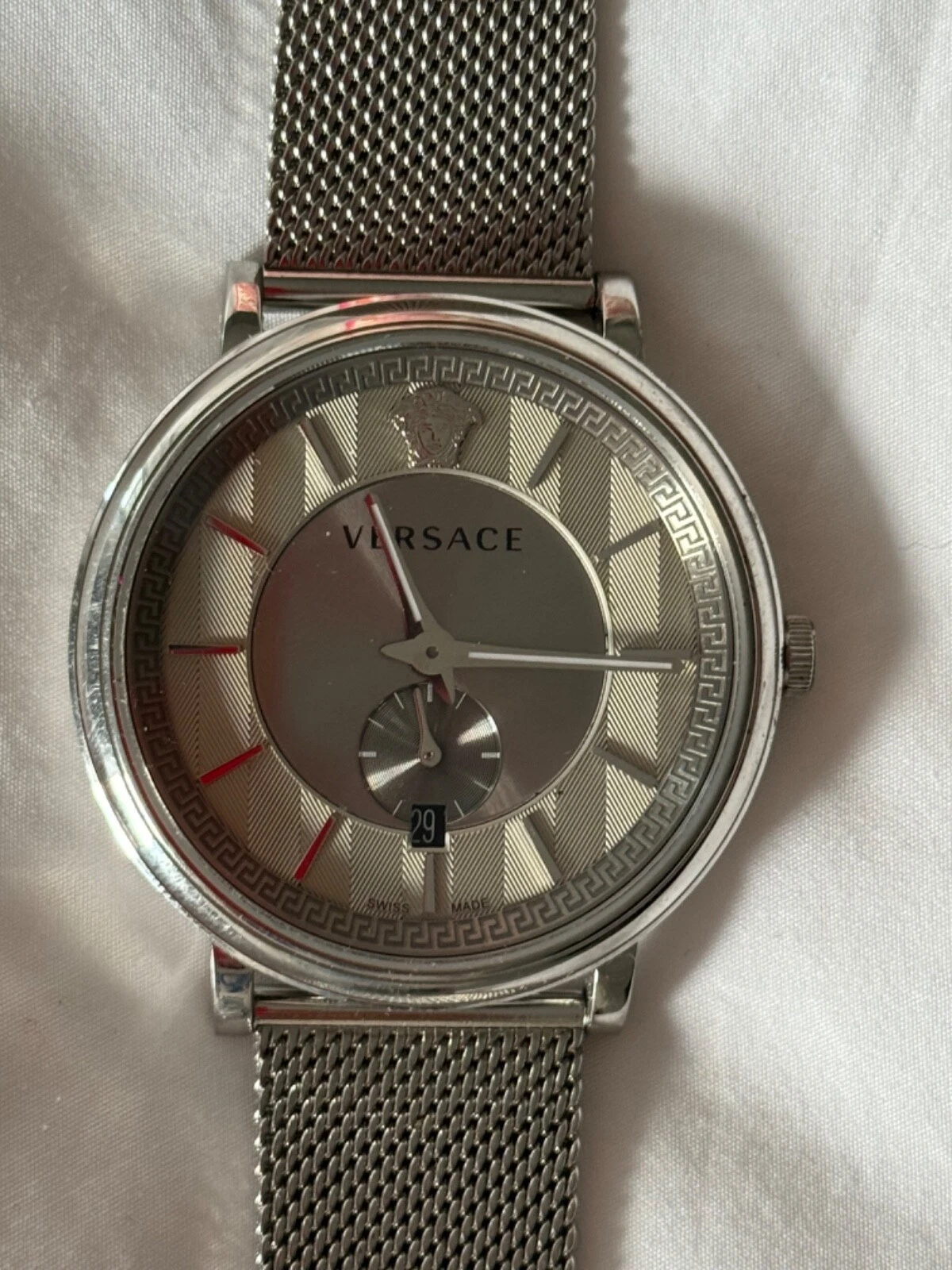 Versace VBQ060017 V Circle Orologio da gentil