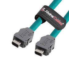 50cm Ethernet Cable A-Key forPLC Machine Vision Industrial Automation Sensor PoE