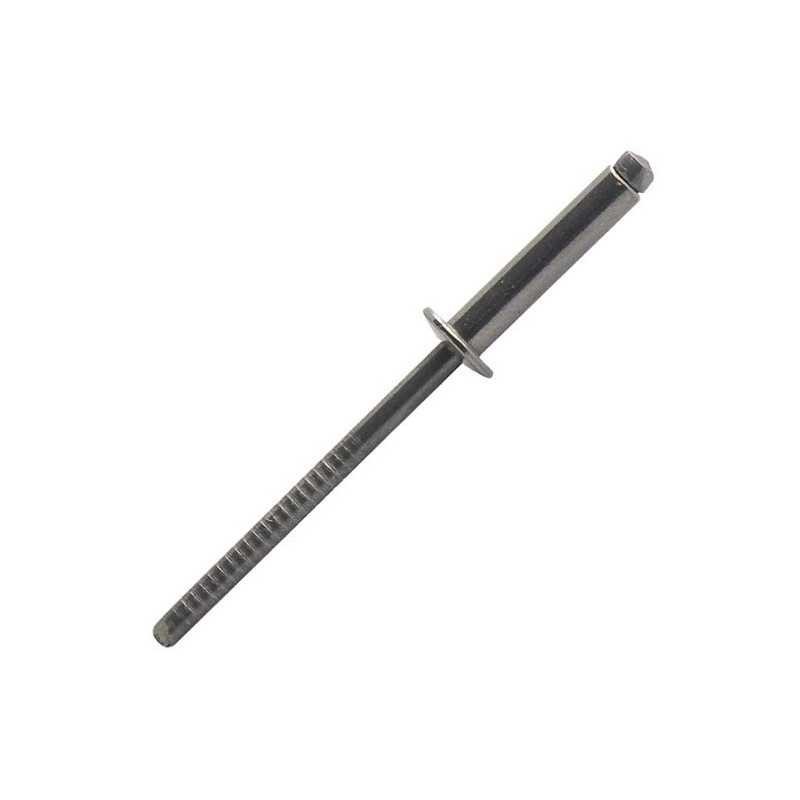 Rivet inox tete plate 4X10 contre la rouille des fixations BTD4010