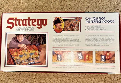 Vintage Stratego Board Game Milton Bradley 1986~Complete