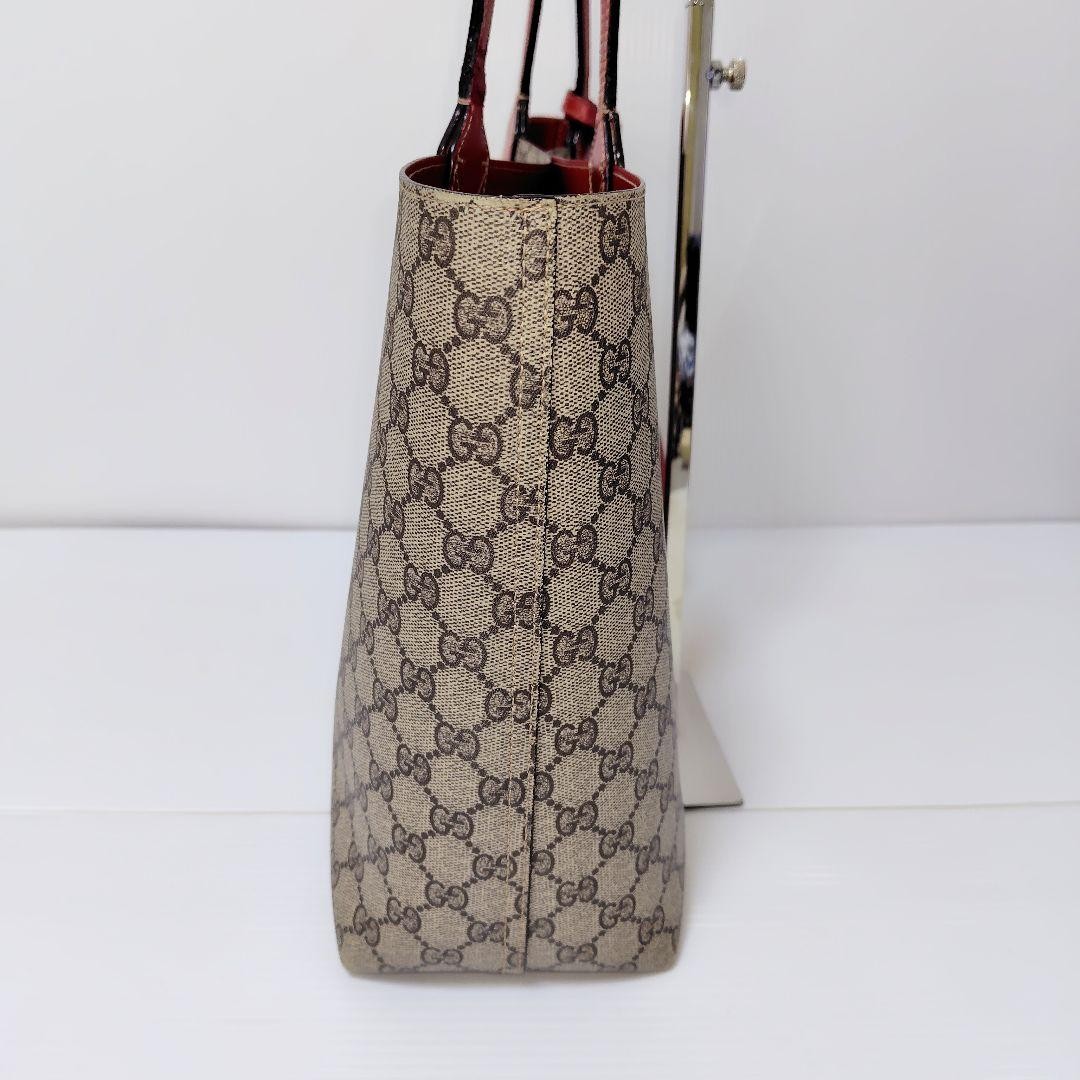 GUCCI GG Supreme Reversible Leather Tote Bag Women Authentic Good Condition thumbnail 2