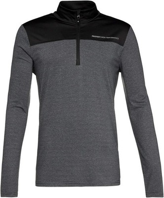 Protest Herren Funktionsshirt Ski Shirt Outdoor Sportshirt Fleece, Schwarz, S