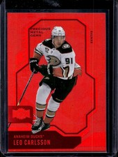 Leo Carlsson 2024-25 SkyBox Metal Universe #85 PMG Red /100