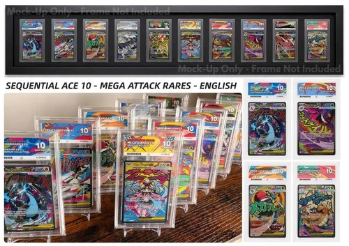Pokémon TCG Sequential ACE 10 Mega Attack Rares Ascended Heroes incl. Charizard