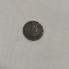 1872 Seated Liberty Half Dime