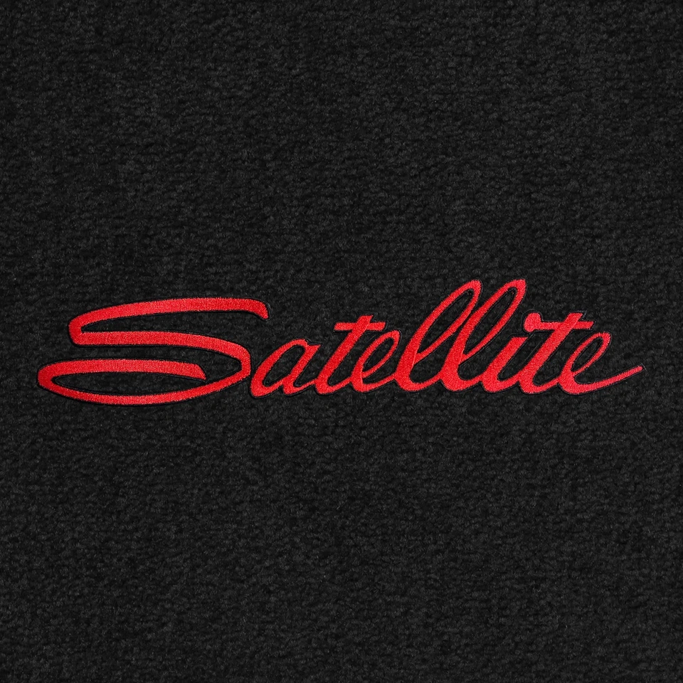 Juego de 2 piezas Lloyd Mats para Plymouth Satellite 1968-1970 1968-1970, negro Foto 2 de 4