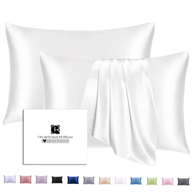 Seidenkissenbezug 40x60 2er Set Ravmix Seidenkissenbezug