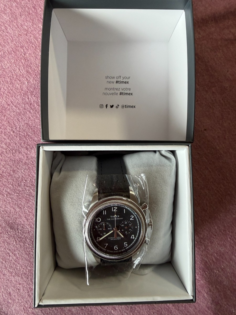 Timex Waterbury Metropolitan Chronograph 41 mm coin-edge bezel