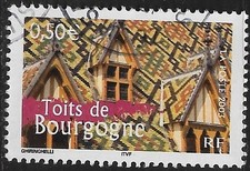 FRANCE oblitéré 2003 Portrait de régions Toits de Bourgogne Y&T N° 3597