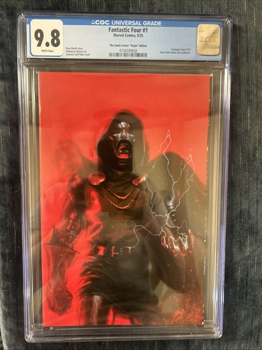 Fantastic Four #1 Gabrielle Dell 'Otto Exclusive "Doom" Virgin Edition - CGC 9.8