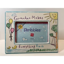 Russ Berrie Skribbles Grandma Makes Everything Fun Photo Frame 4x6
