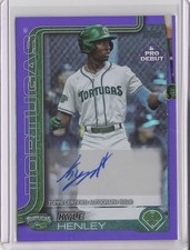 2025 Topps Pro Debut Autographs Purple Foil #PD112 Kyle Henley  298/299