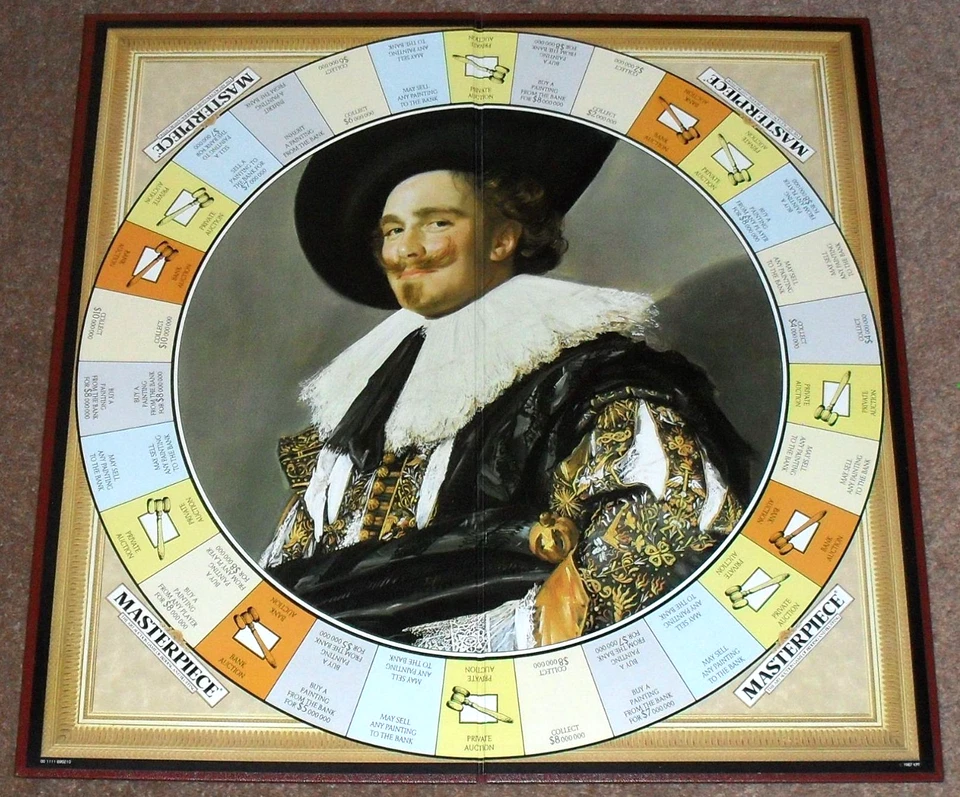 Masterpiece Board Game Parker Art Auction Strategy 1987 COMPLETE VINTAGE RETRO - Image 3 of 4