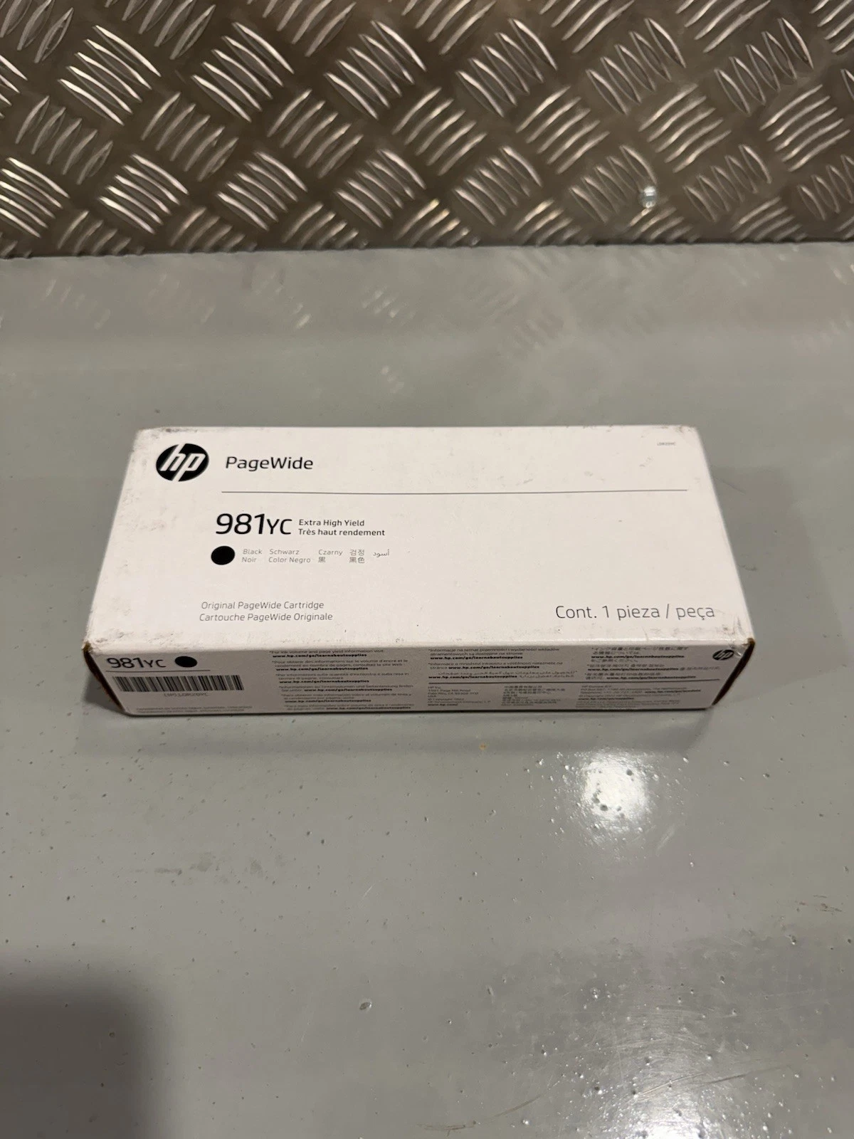 HP 981YC Black Ink Cartrige PageWide Extra High Yield Brand New Exp May 2028