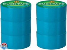 Duck Brand Duck Color Duct Tape, 6-Roll, Tranquil Teal 1265020 C 