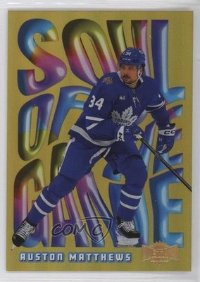 2023 Skybox Metal Universe Soul of the Game Gold 70/99 Auston Matthews #8 07vd