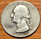 1939 Washington Quarter (VG)