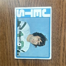 Joe Namath #100 - 1972  JETS- NFL Football Base Set