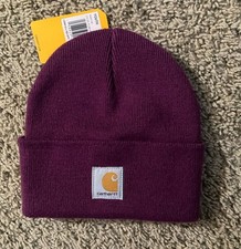 Carhartt Beanie - Acrylic Watch Hat - Maroon- Size Child/Youth