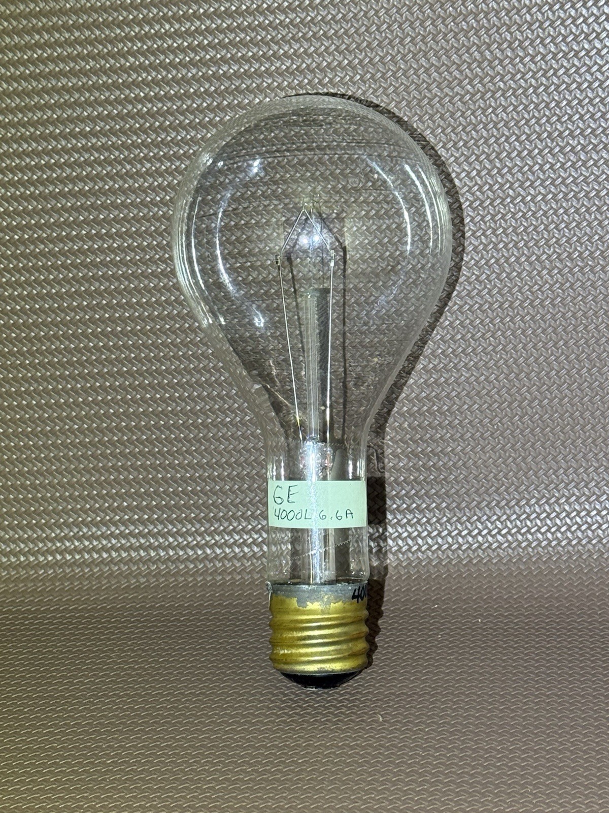 Vintage GE 4000L 6.6A Airfield Runway Lamp – Airport Lighting Bulb USA ...