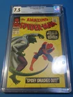 Amazing Spider-man #45 Silver age Lizard CGC 7.5 VF- Beauty wow