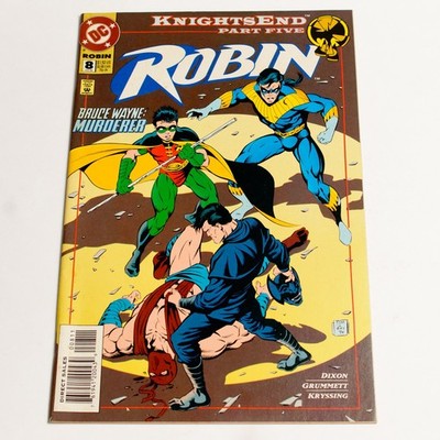 ROBIN (1994) #8 - KNIGHTSEND PART 5: DEATH'S DOOR | Nightwing Cover | HIGH GRADE