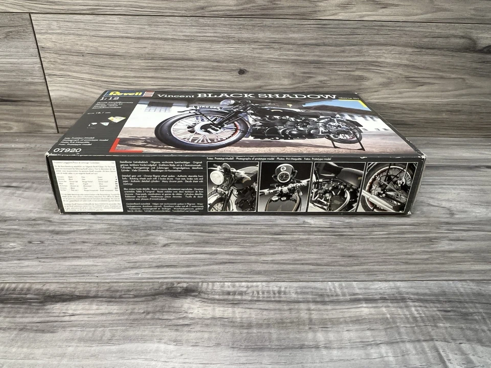 Rare Revell Vincent Black Shadow 1/12 model kit Motorcycle - Image 3 of 3