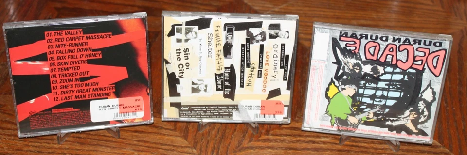 Duran Duran Lot of 3 CDs. Rock Alternate Synth-Pop Electronic Dance New Wave Foto 2 de 2